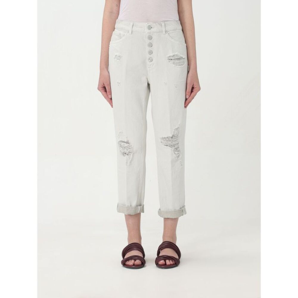 Dondup Pants Woman Grey